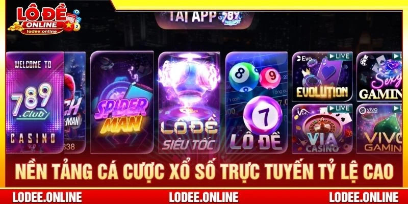 Nền tảng cá cược xổ số trực tuyến tỷ lệ cao